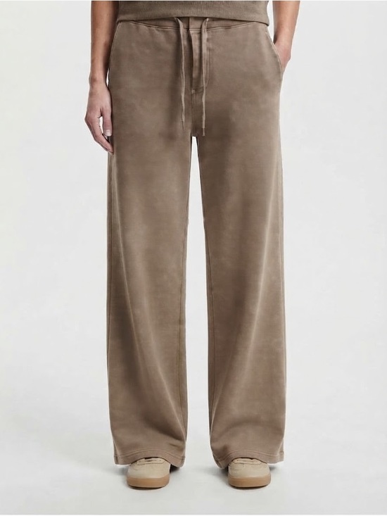 Universal Thread Pants - Universal Thread, Neutral Tan Wide-Leg Lounge Pants, Tan, S